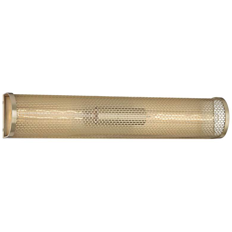 Image 1 Mitzi Britt 23" High Aged Brass 2-Light Wall Sconce