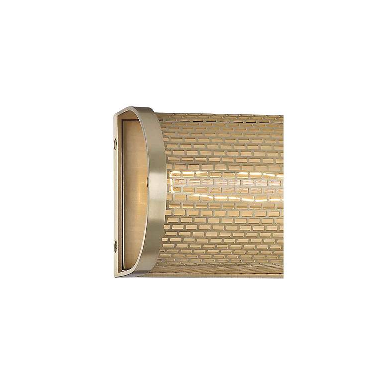 Image 2 Mitzi Britt 23" High Aged Brass 2-Light Wall Sconce more views