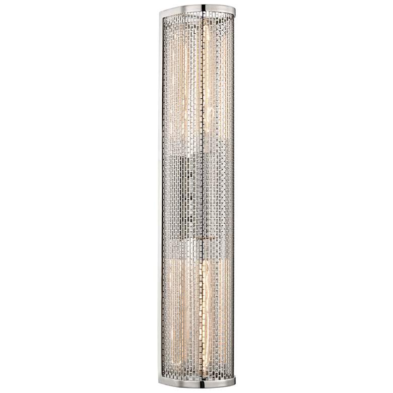 Image 1 Mitzi Britt 23" High Polished Nickel 2-Light Wall Sconce