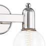 Mitzi Bryce 9"H 2-Light Polished Nickel Steel Wall Sconce