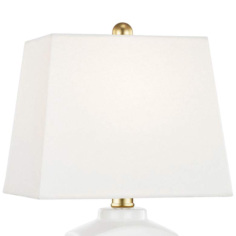 Image 2 Mitzi Brynn 17" High Cloud White Porcelain Accent Table Lamp more views