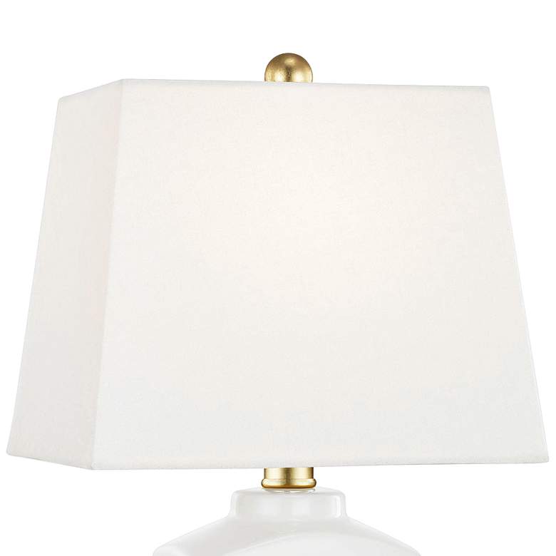 Image 2 Mitzi Brynn 17" High Cloud White Porcelain Accent Table Lamp more views