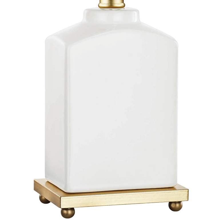 Image 3 Mitzi Brynn 17" High Cloud White Porcelain Accent Table Lamp more views