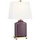 Mitzi Brynn 17" High Plum Purple Porcelain Accent Table Lamp