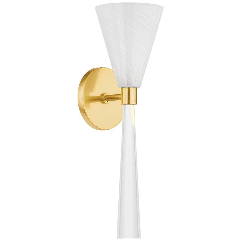 Image 1 Mitzi By Hudson Valley AMARA 5.25 Inch 1 Lt. Wall Sconce