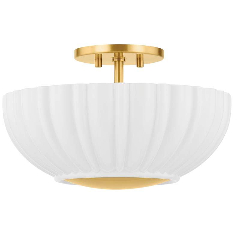 Image 1 Mitzi By Hudson Valley Anne 15 Inch 2 Lt. Flush Mount