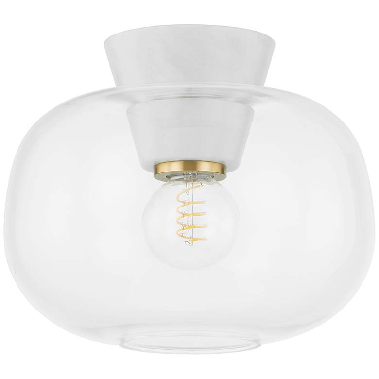 Image 1 Mitzi By Hudson Valley ARIELLA 12 Inch 1 Lt. Flush Mount