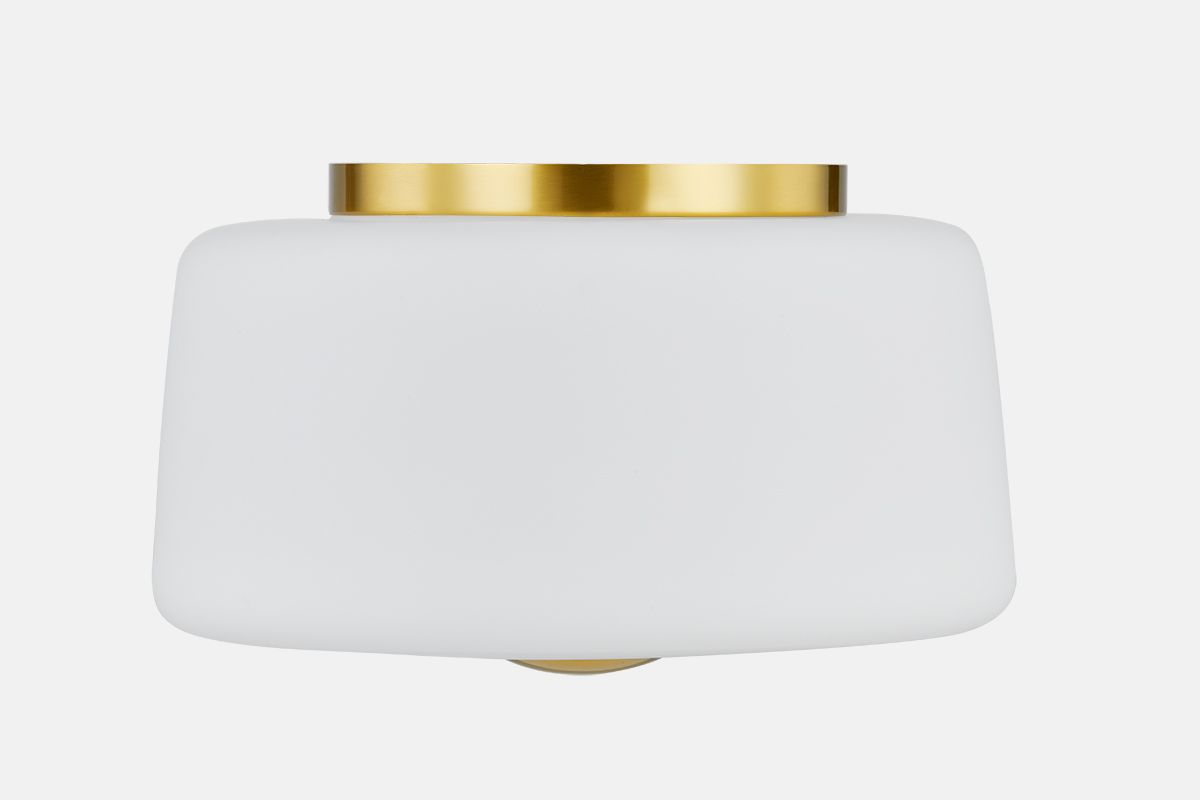 Image 5 Mitzi By Hudson Valley CIELA 13.5 Inch 2 Lt. Aged Brass Flush Mount more views