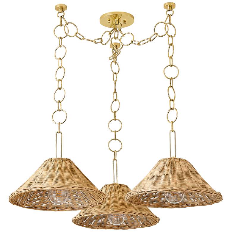 Image 1 Mitzi By Hudson Valley DALIA 38.5 Inch 3 Lt. Chandelier