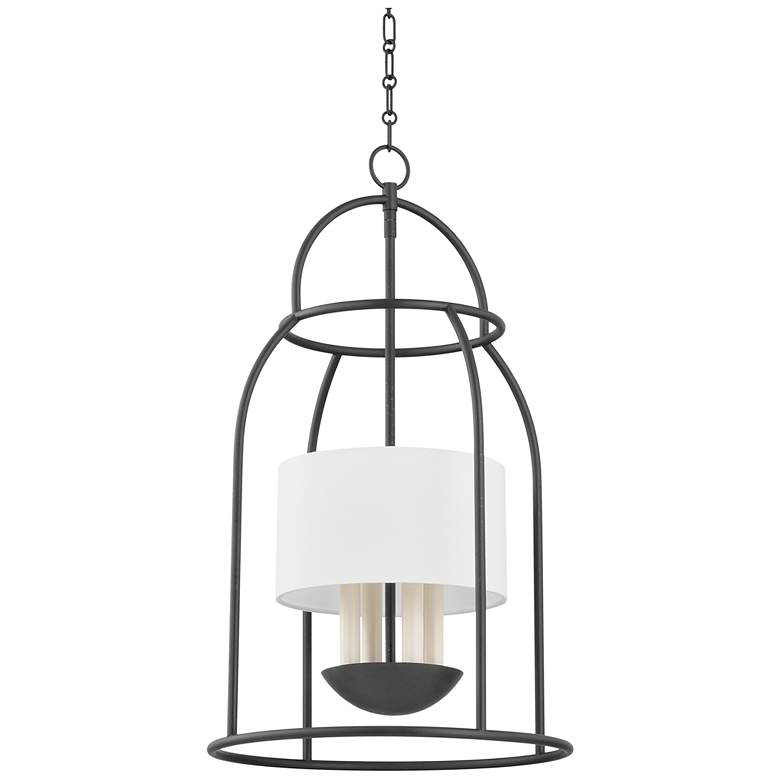 Image 1 Mitzi By Hudson Valley DELIA 17 Inch 4 Lt. Aged Iron Lantern