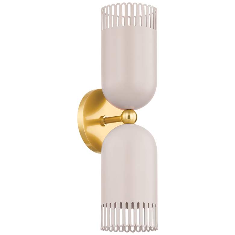 Image 1 Mitzi By Hudson Valley Liba 4.75 Inch 2 Lt. Wall Sconce