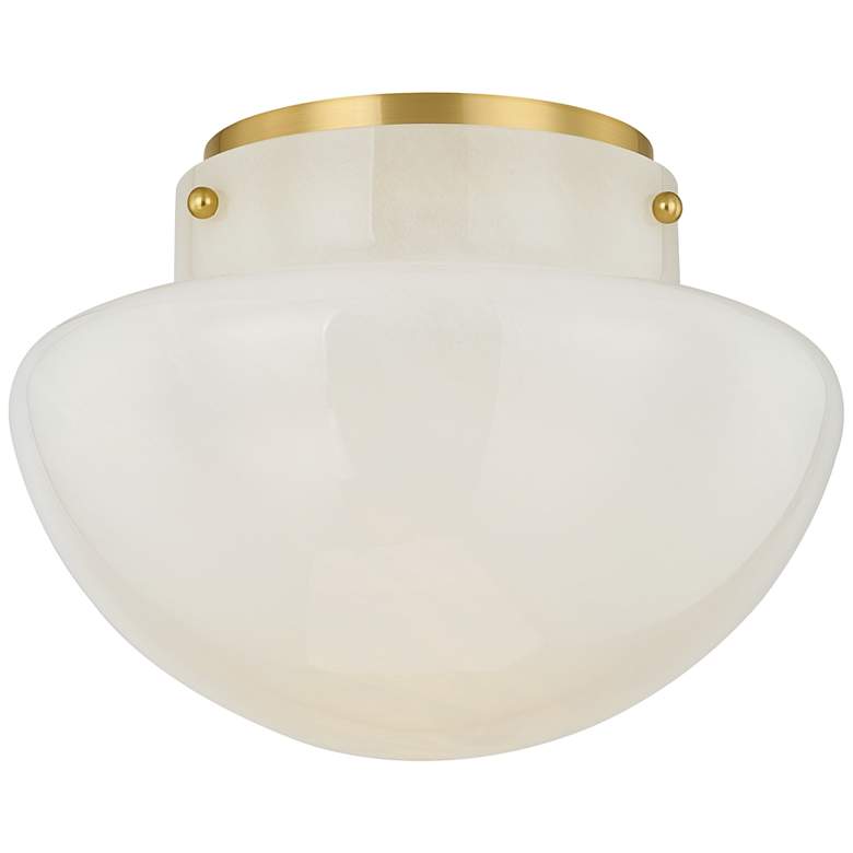 Image 1 Mitzi By Hudson Valley LILOU 13 Inch 1 Lt. Flush Mount