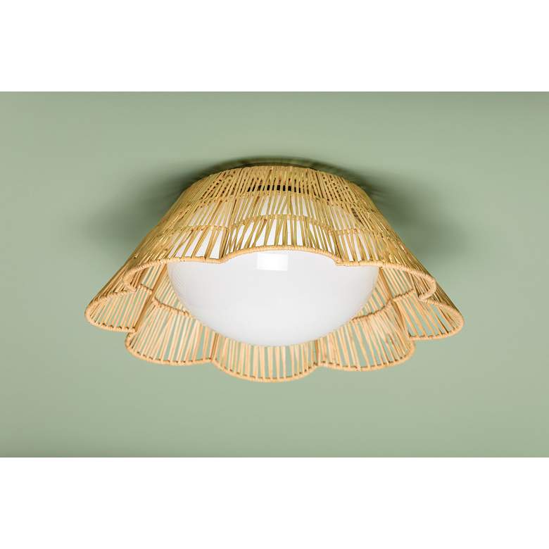 Image 5 Mitzi By Hudson Valley ROSA 18 Inch 1 Lt. Flush Mount more views