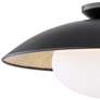 Mitzi Cadence 21" Wide Black and Gold Modern Ceiling Light