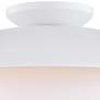4_Mitzi Cadence 21" Wide Modern Dome White and Gold Ceiling Light more views