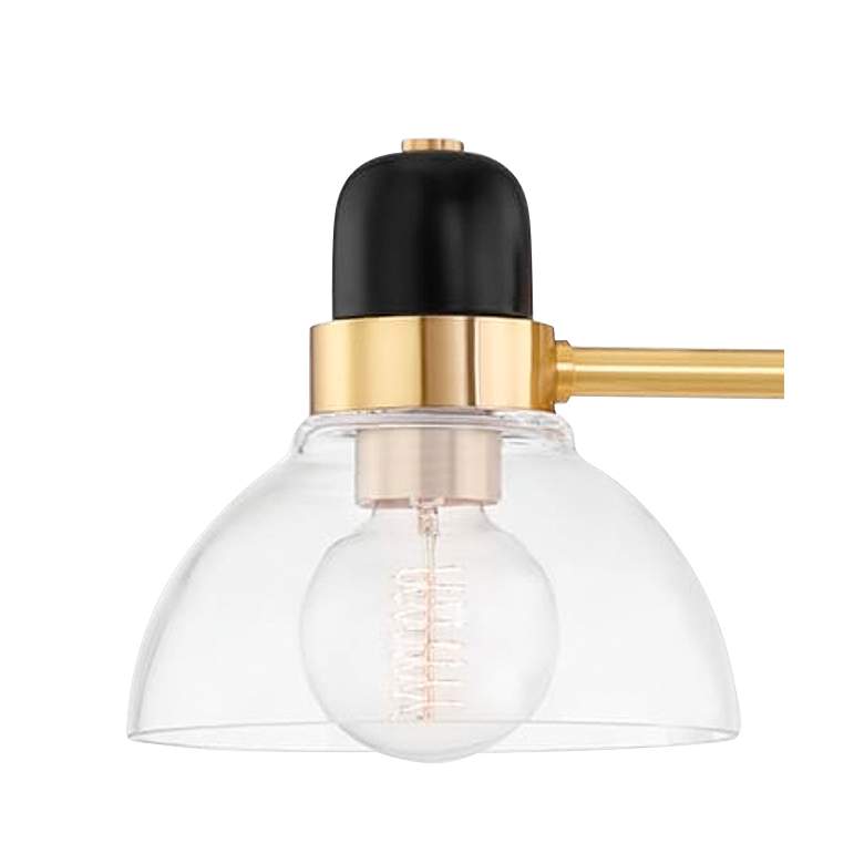 Image 2 Mitzi Camile 25" Wide Aged Brass 3-Light Bath Light more views