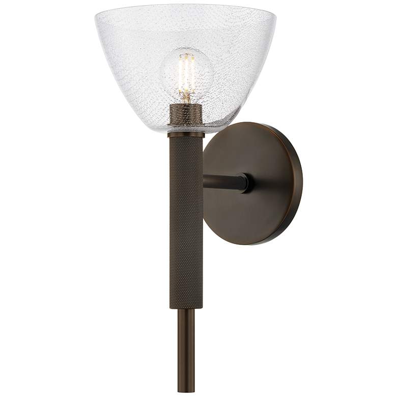 Image 1 Mitzi Caraway Wall Sconce 6.75" in True Bronze