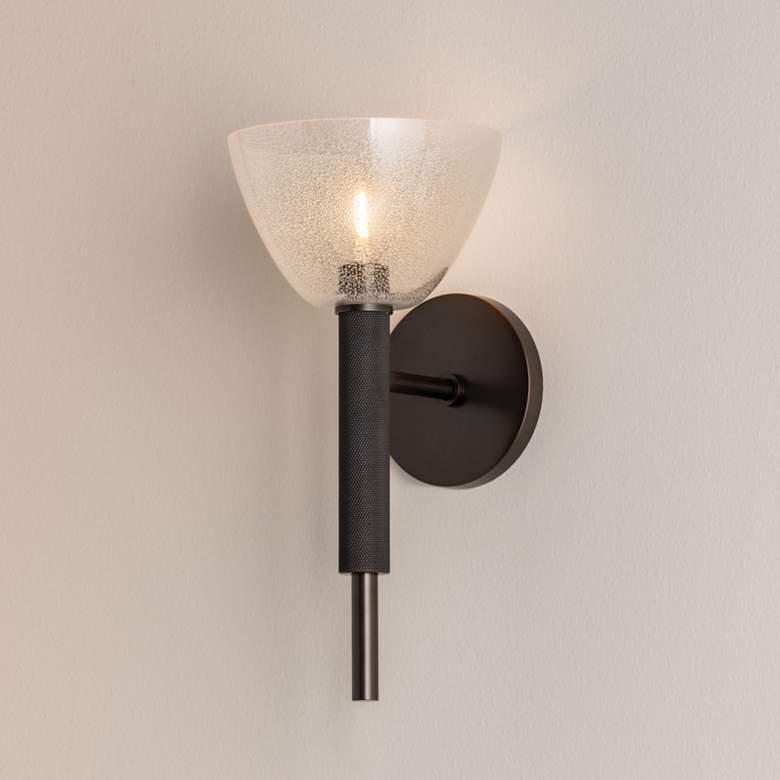 Image 4 Mitzi Caraway Wall Sconce 6.75" in True Bronze more views
