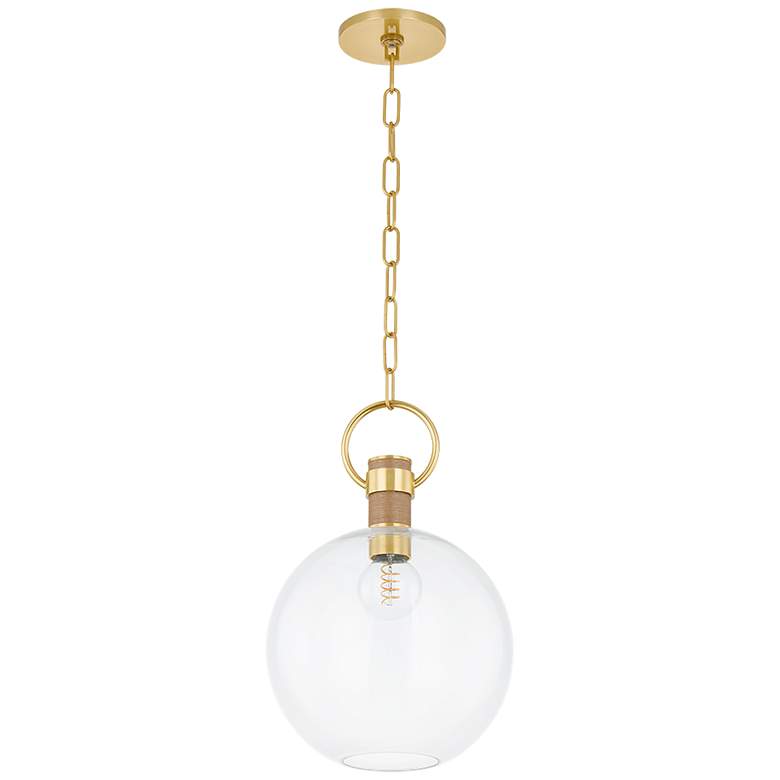 Image 1 Mitzi Catrine 12 In 1 Lt Pendant Aged Brass