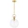 Mitzi Catrine 12 In 1 Lt Pendant Aged Brass