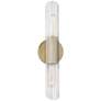 Thumbnail2 of Mitzi Cecily 17 1/4" High Aged Brass 2-Light Wall Sconce