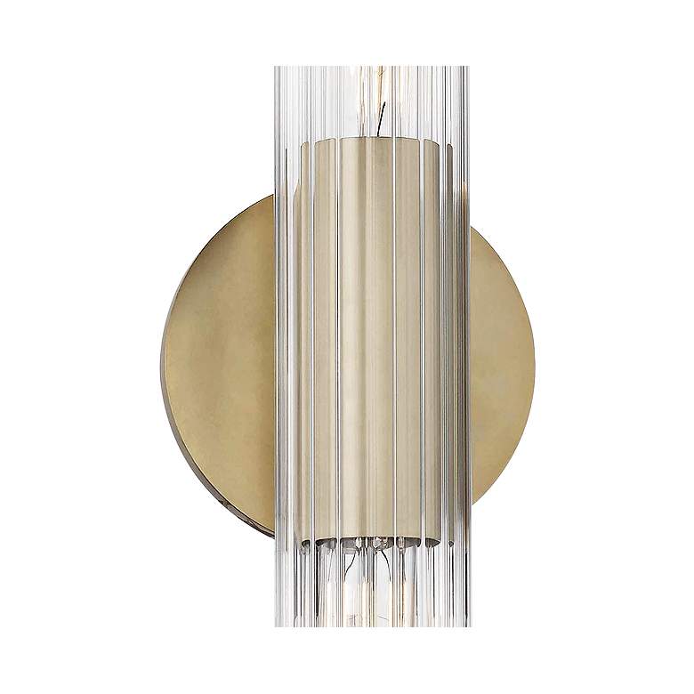 Image 3 Mitzi Cecily 17 1/4" High Aged Brass 2-Light Wall Sconce more views