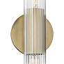 Mitzi Cecily 17 1/4" High Aged Brass 2-Light Wall Sconce