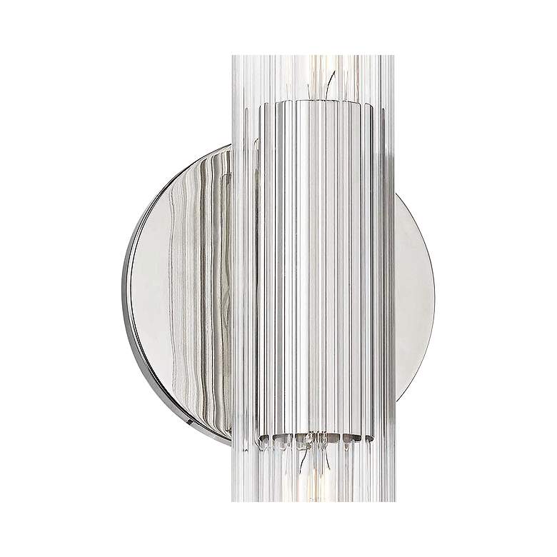 Image 3 Mitzi Cecily 17 1/4" High Polished Nickel 2-Light Wall Sconce more views