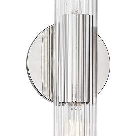 Image3 of Mitzi Cecily 24 3/4" High Polished Nickel 2-Light Wall Sconce more views