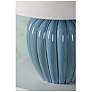 7_Mitzi Clarendon 20" High Modern Urn Blue Metal Accent Table Lamp more views