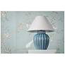 Mitzi Clarendon 20" High Modern Urn Blue Metal Accent Table Lamp