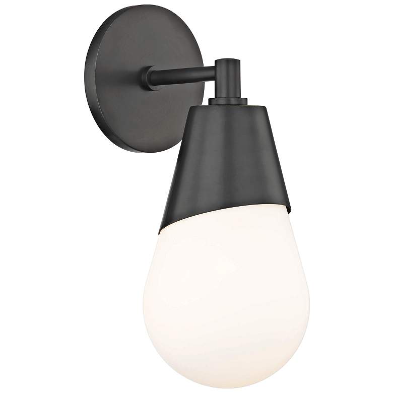 Image 2 Mitzi Cora 11 3/4" High Old Bronze Wall Sconce