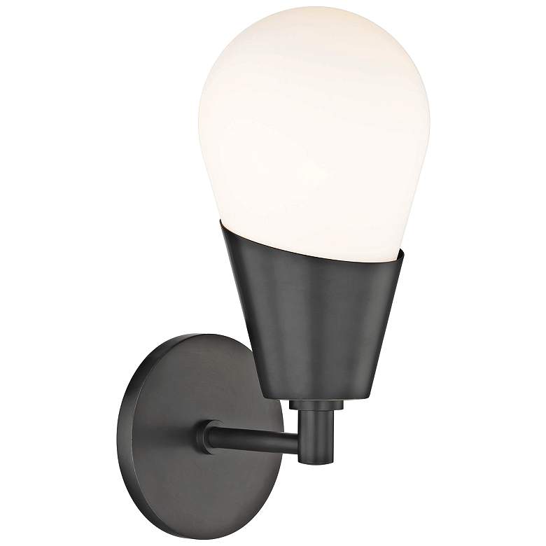 Image 4 Mitzi Cora 11 3/4" High Old Bronze Wall Sconce more views