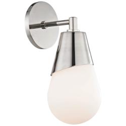 Mitzi Cora 11 3/4&quot; High Polished Nickel Wall Sconce