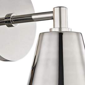 Image2 of Mitzi Cora 11 3/4" High Polished Nickel Wall Sconce more views