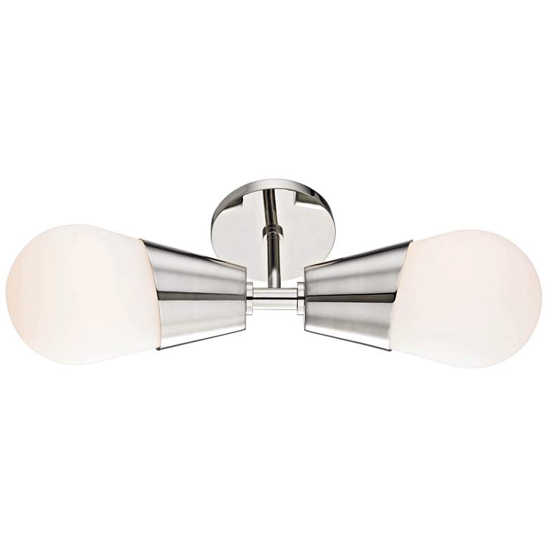 Image 4 Mitzi Cora 19 High Polished Nickel 2-Light Wall Sconce more views