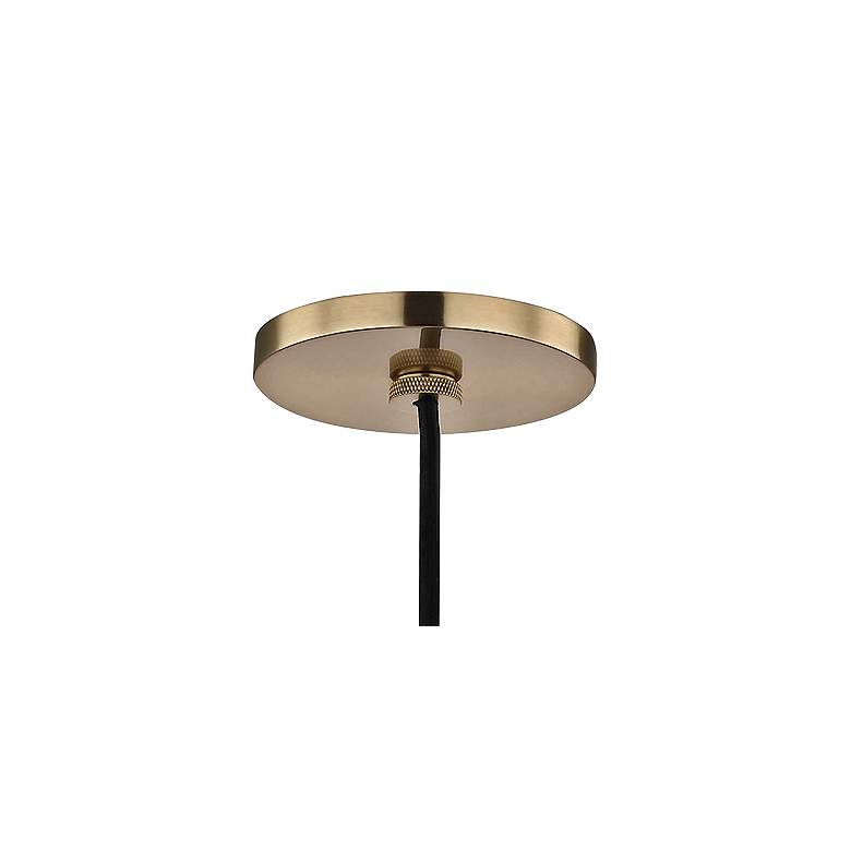 Image 4 Mitzi Cora 5" Wide Aged Brass Modern Mini Pendant more views