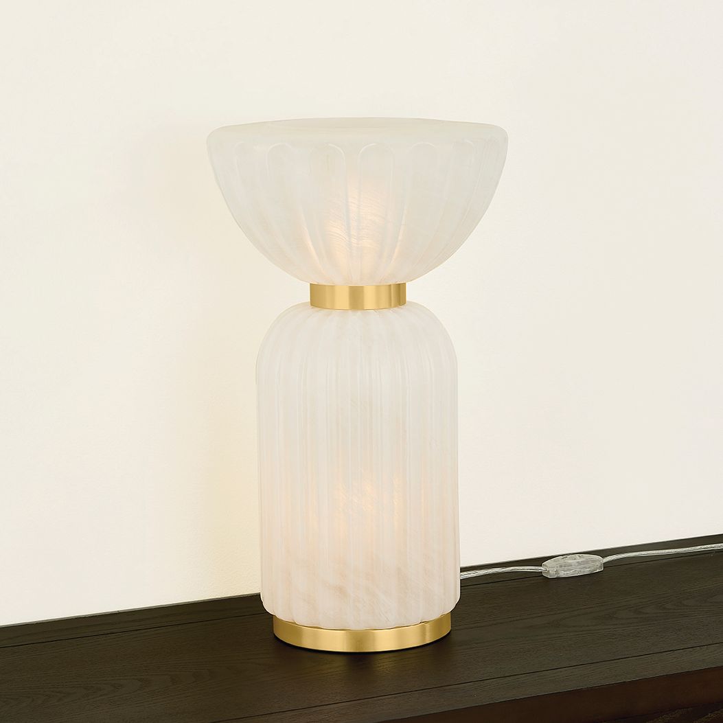 Mitzi Cordelia Table Lamp 9.75" in Aged Brass