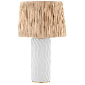 Image1 of Mitzi Daniella 23" High White Ceramic Table Lamp