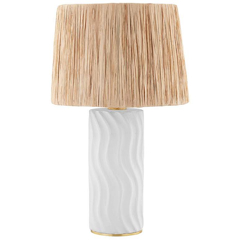 Image 1 Mitzi Daniella 23" High White Ceramic Table Lamp