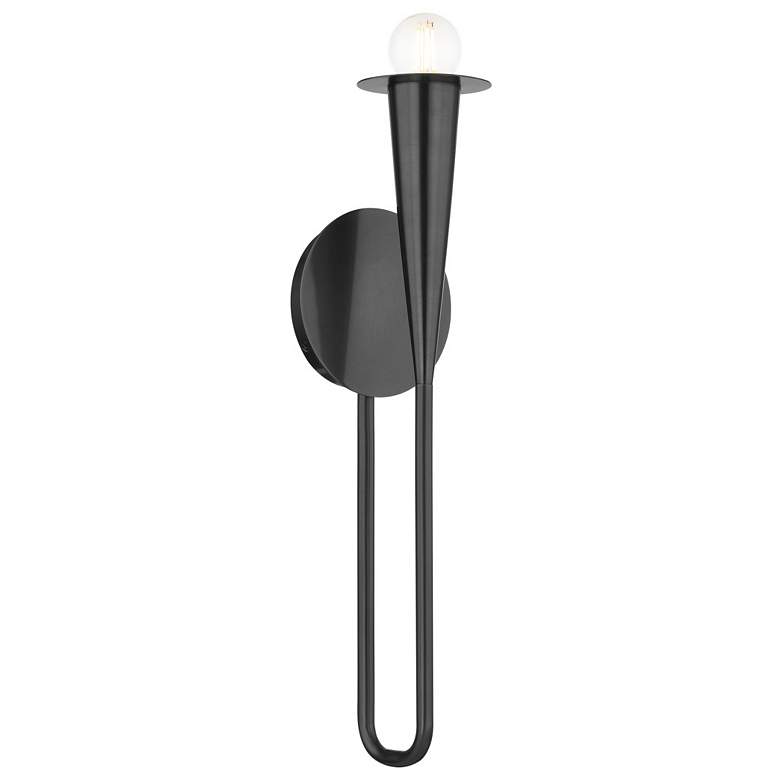 Image 1 Mitzi Danna 19 3/4" High Old Bronze Wall Sconce