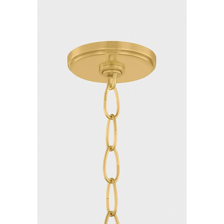 Image 6 Mitzi Della Pendant 12" in Aged Brass more views