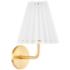 Mitzi Demi 13" High Aged Brass Metal Wall Sconce