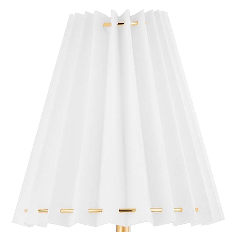 Image 2 Mitzi Demi 13" High Aged Brass Metal Wall Sconce more views
