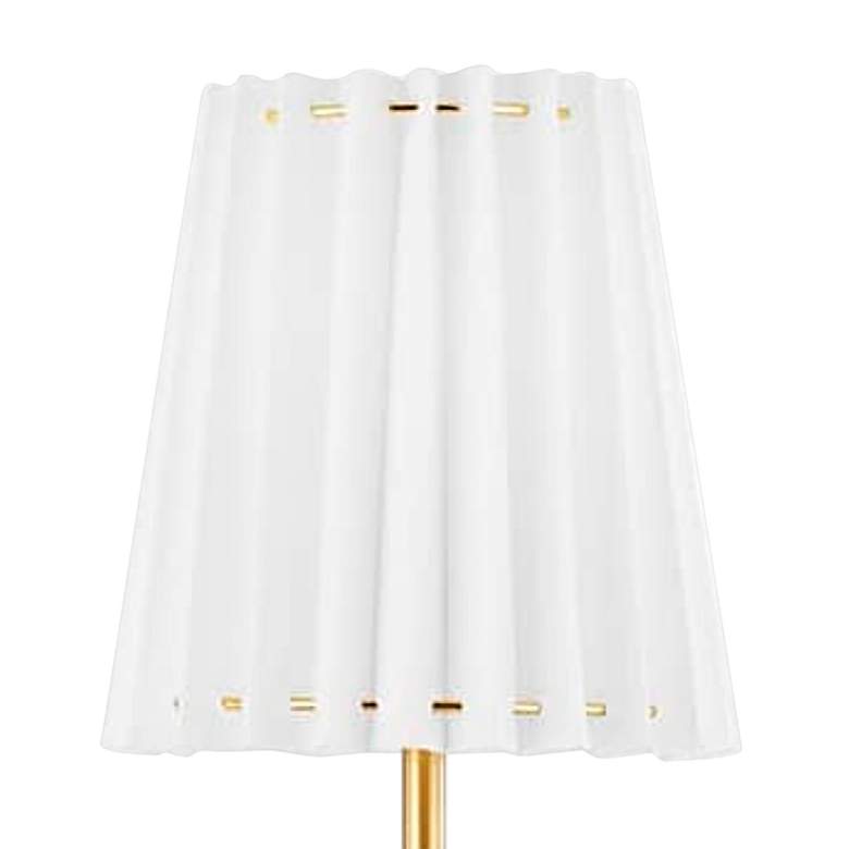 Image 2 Mitzi Demi 32 1/4" High Aged Brass Wall Sconce more views