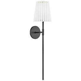 Image1 of Mitzi Demi 32 1/4" High Soft Black Wall Sconce
