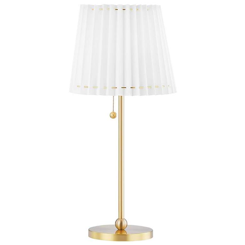 Image 1 Mitzi Demi Aged Brass LED Accent Table Lamp