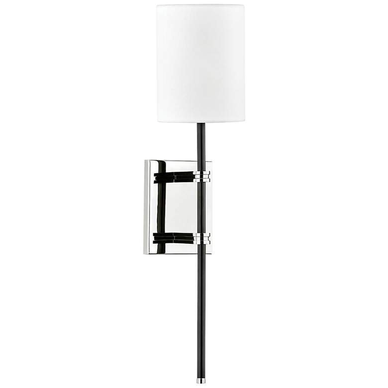 Image 1 Mitzi Denise 20 1/2" High Black Polished Nickel Wall Sconce