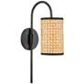 Mitzi Dolores 17" High Soft Black Wall Sconce