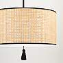 2_Mitzi Dolores 24" Wide Soft Black Natural Cane Pendant Light more views